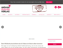 Tablet Screenshot of groessenwahn-verlag.de